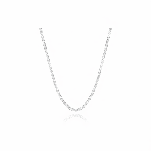 Moissanite Tennis Necklace