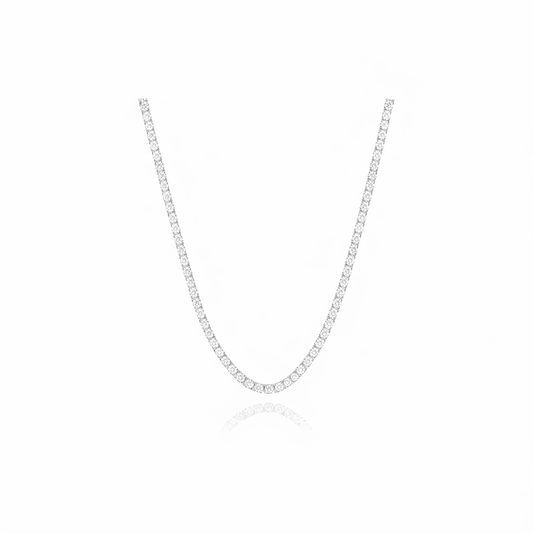 Moissanite Tennis Necklace