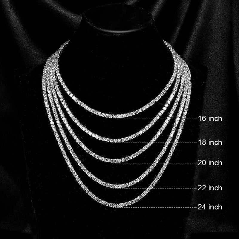 Moissanite Tennis Necklace